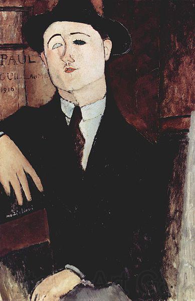 Amedeo Modigliani Portrat des Paul Guillaume Spain oil painting art